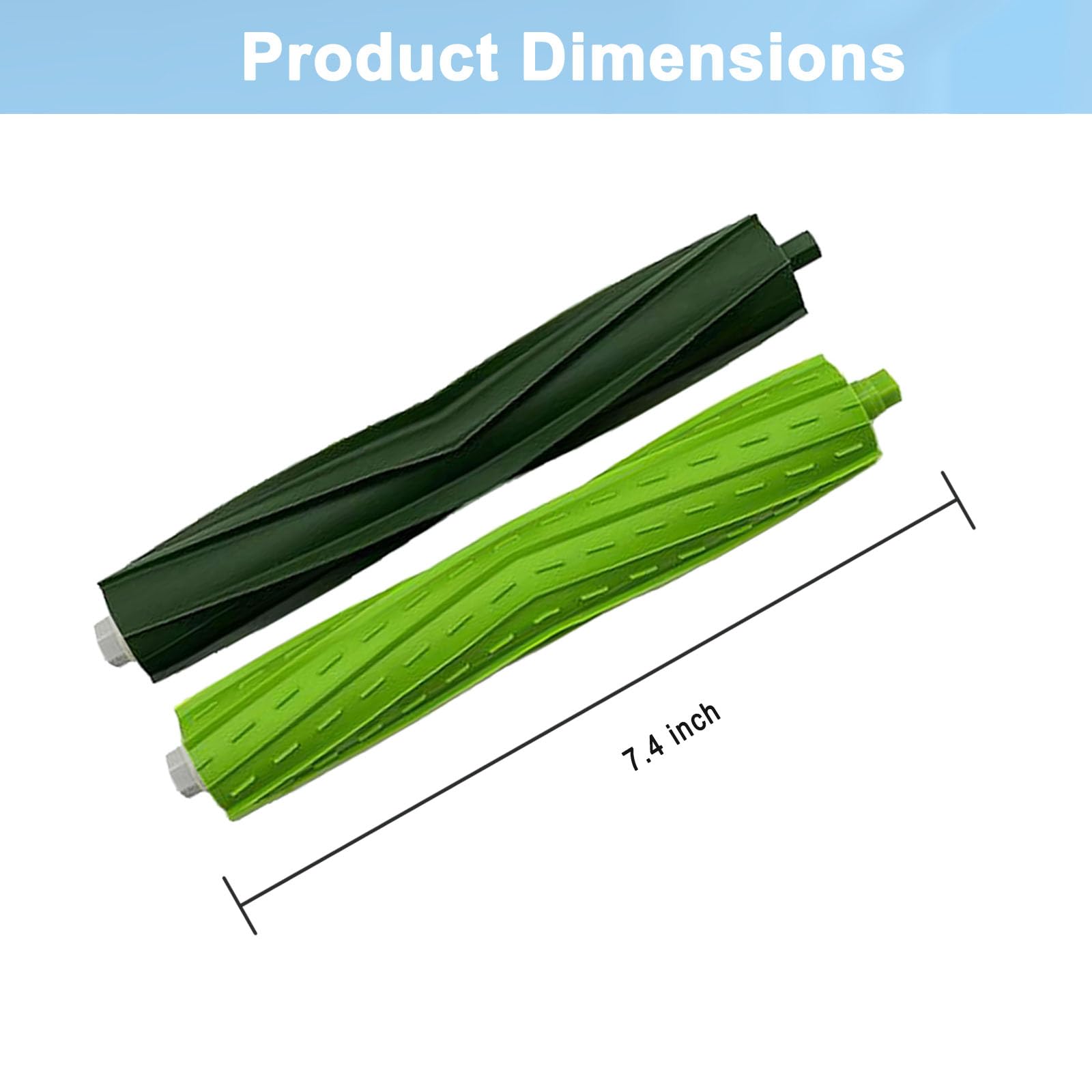 Pivxsnkew 2 Set Replacement Brushes Compatible for iRobot Roomba E & I & J Series e5 e6 e7 i1 i1+ i2 i3 i3+ i4 i4+ i6 i6+i7 i7+ i8 i8+ j6+ j7 j7+,Combo i5 i5+j5 j5+ Vacuum Cleaner
