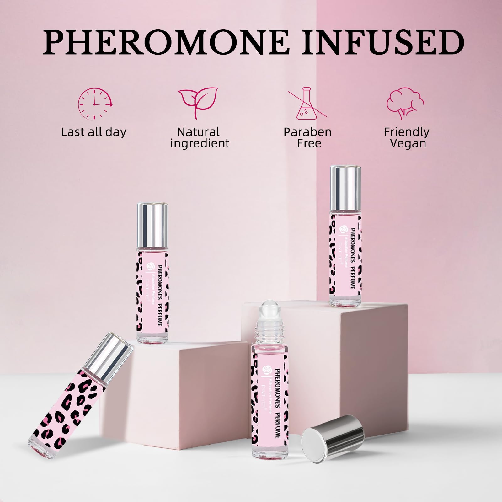 PAT-YES Pheromones Perfumes for Women,Enhanced Scents Pheromone Perfume,Long Lasting Roll on Oil 0.34 fl.oz (10ml)