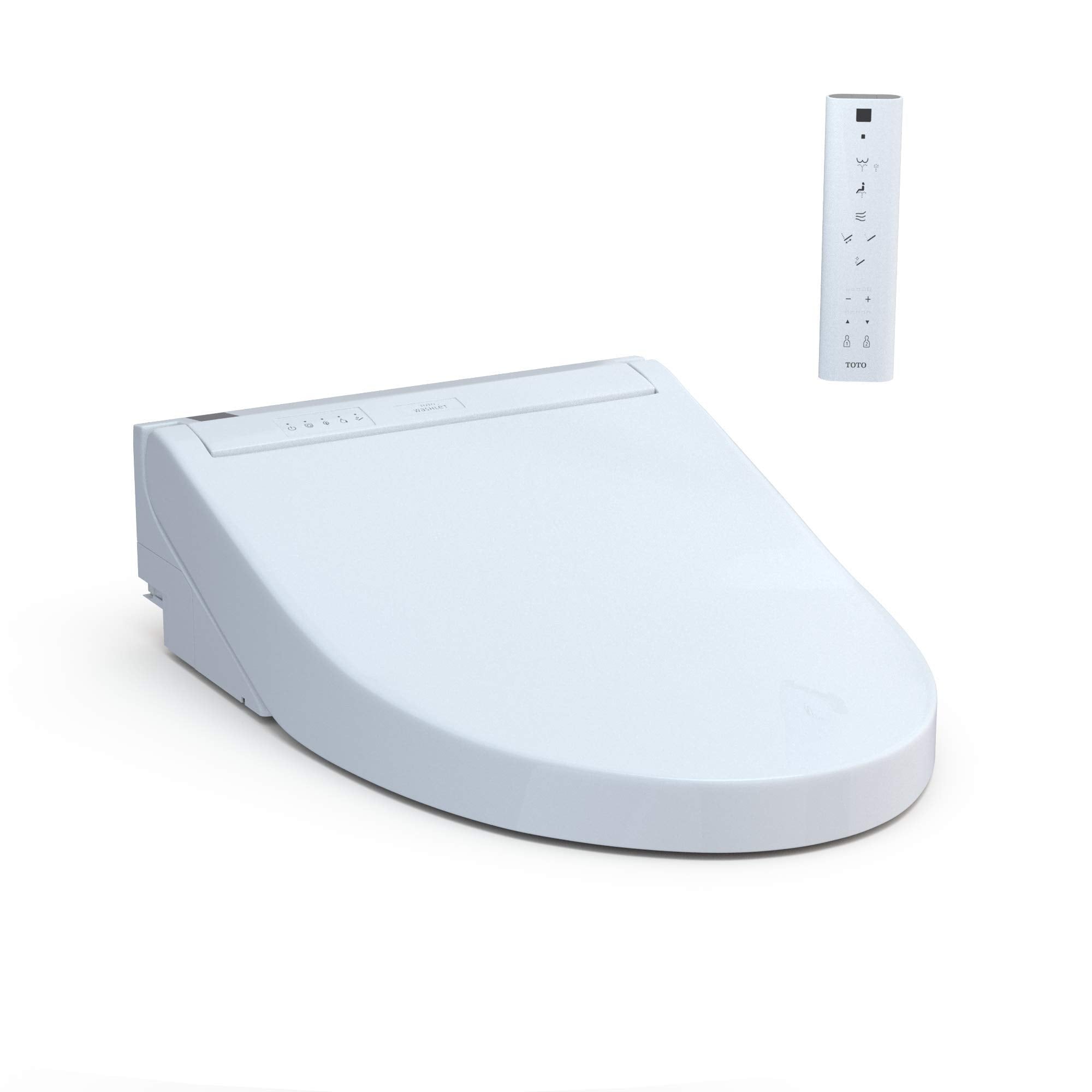 TOTO WASHLET C5 Electronic Bidet Toilet Seat with PREMIST and EWATER+ Wand Cleaning, Elongated, Cotton White - SW3084#01