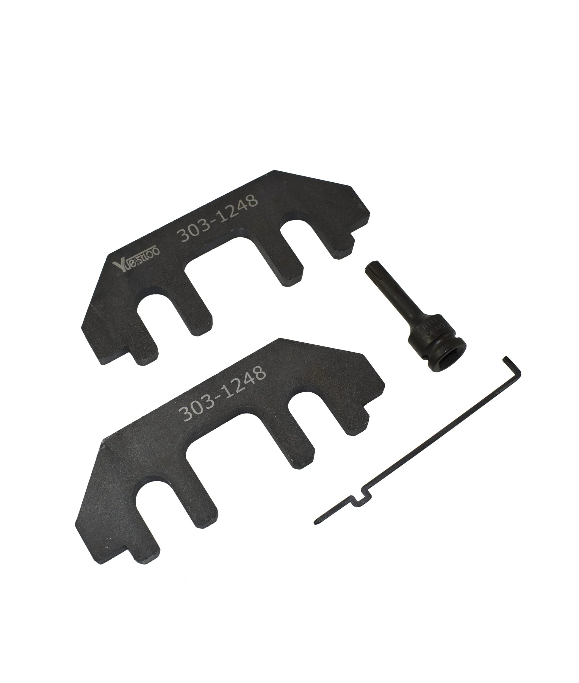 Yuesstloo Camshaft Holding Tool Kit with Tension Tool, Timing Alignment Holder Tool Compatible with Ford 3.5L & 3.7L 4V Engines, 3.5 EcoBoost, Replace 303-1248 303-1530 RT11, with Case and Gloves