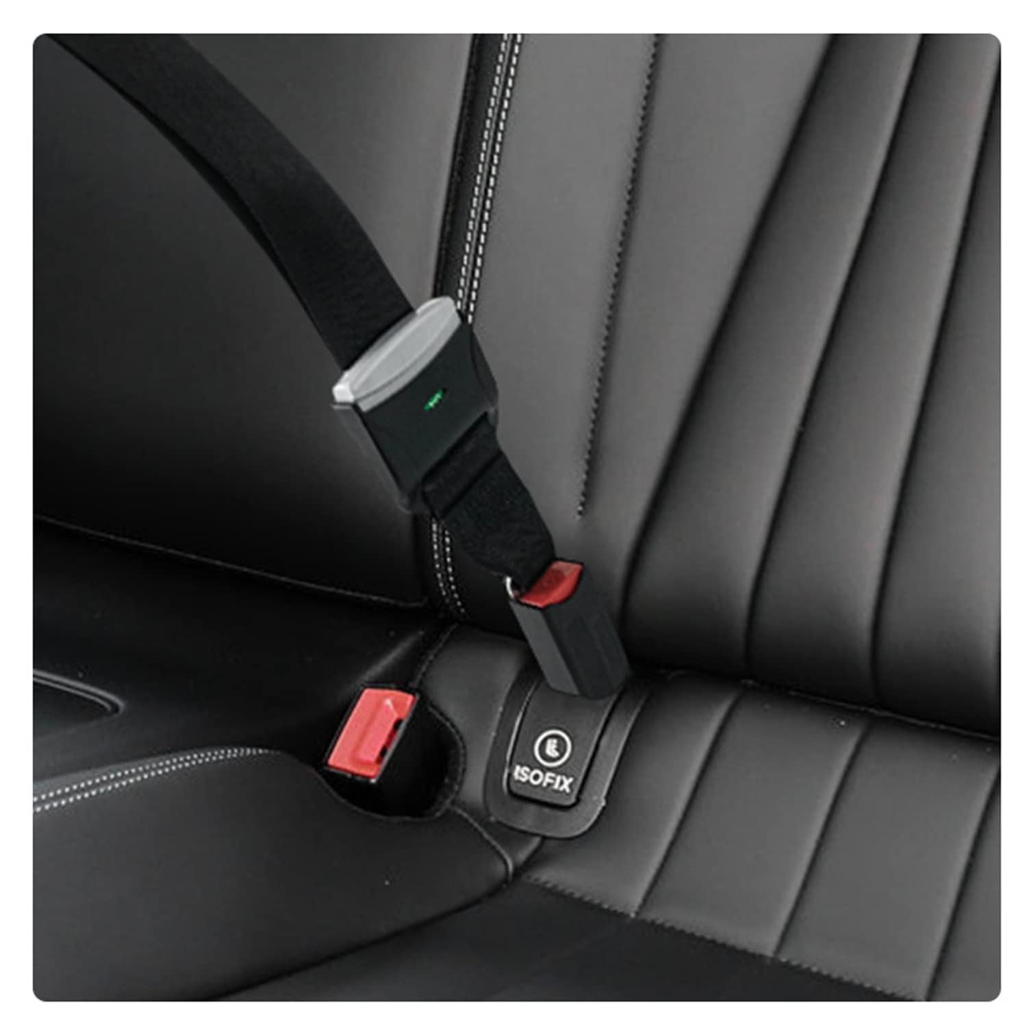 DIRAWOR Straps Compatible with General Isofix Baby Seat Car Fixing Straps with Latch Interface 1Pack (black)