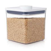 OXO Good Grips POP Container - Airtight Food Storage - Big Square Short 2.8 Qt Ideal for 5 lbs of sugar, cookies or crackers