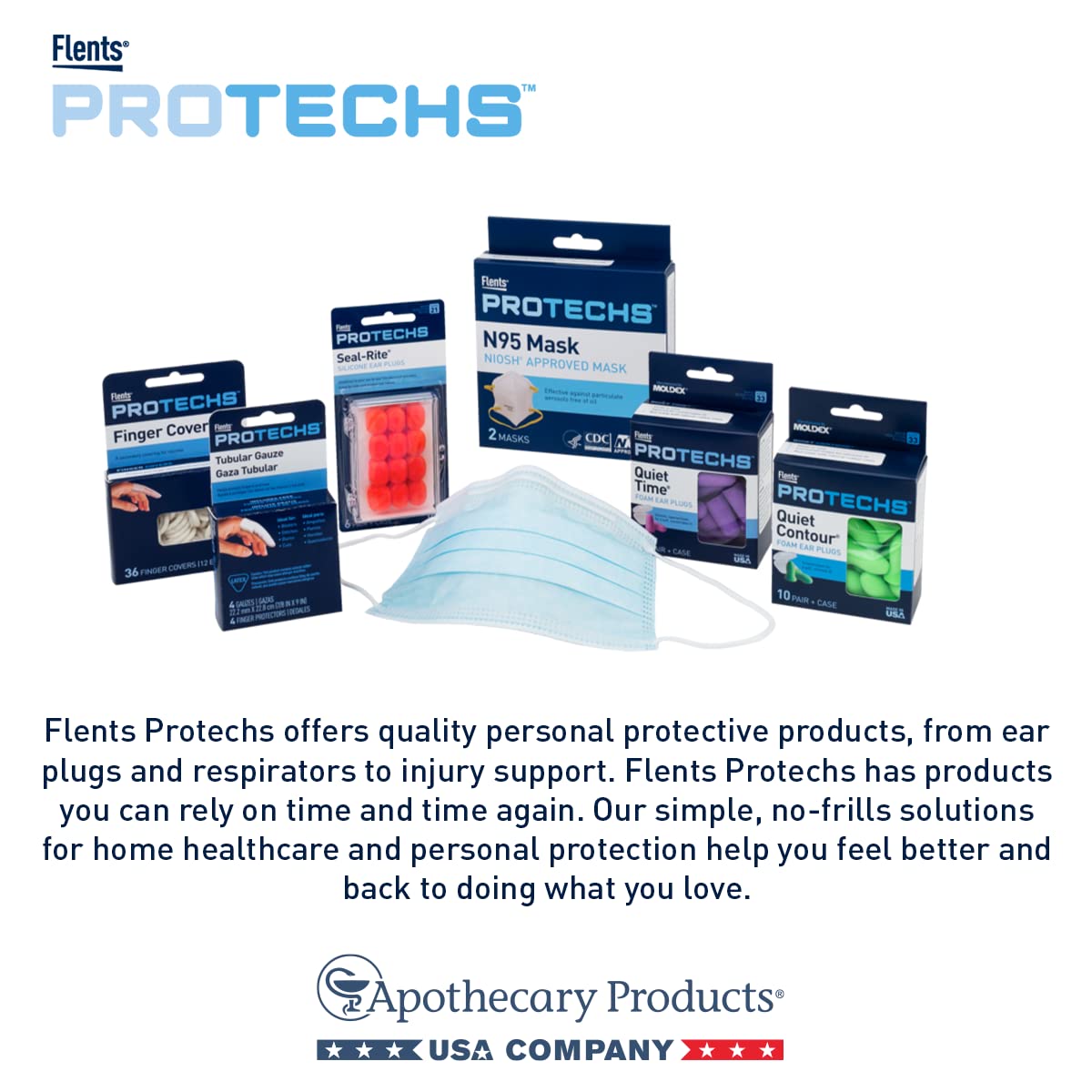Flents Protechs Foam Ear Plugs, 10 Pair with Case for Sleeping, Snoring, Loud Noise, Traveling, Concerts, Construction, Studying, Work, Shooting, NRR 33, Purple, Disposable, Made in the USA