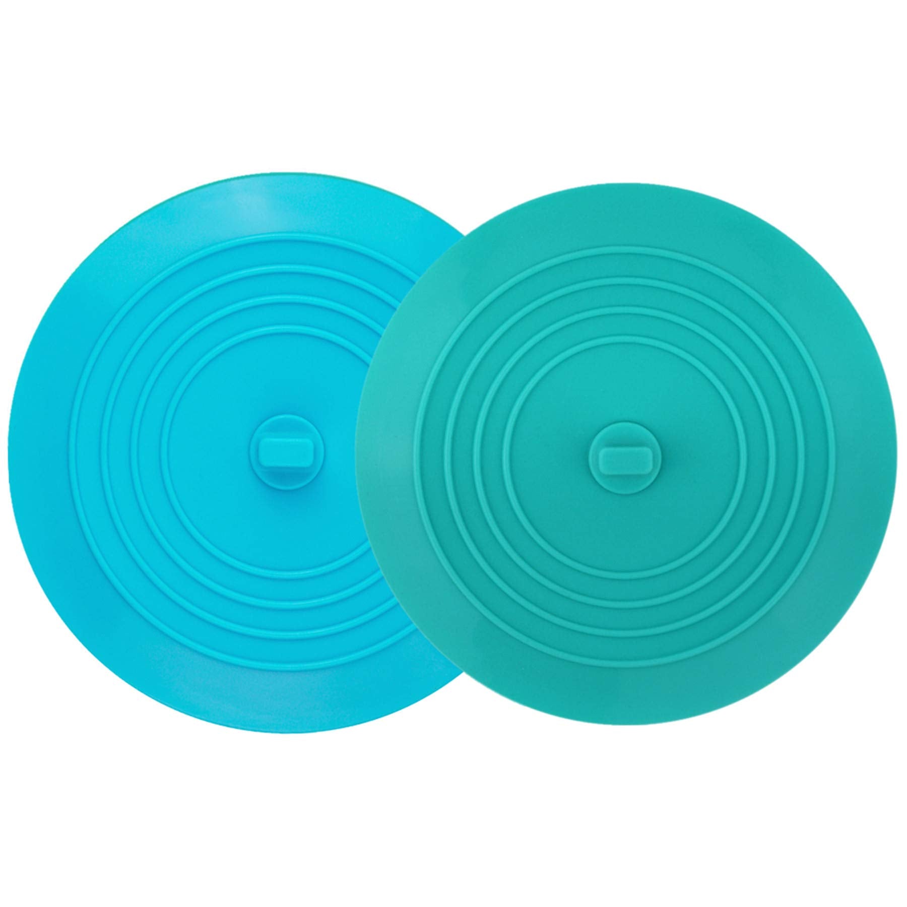 tifanso 2 Pack 6" Bathtub Tub Drain Cover Stopper, Large Silicone Suction Bathroom Drain Plug Hair Stopper, Bathroom Accessories for Kitchen and Laundry