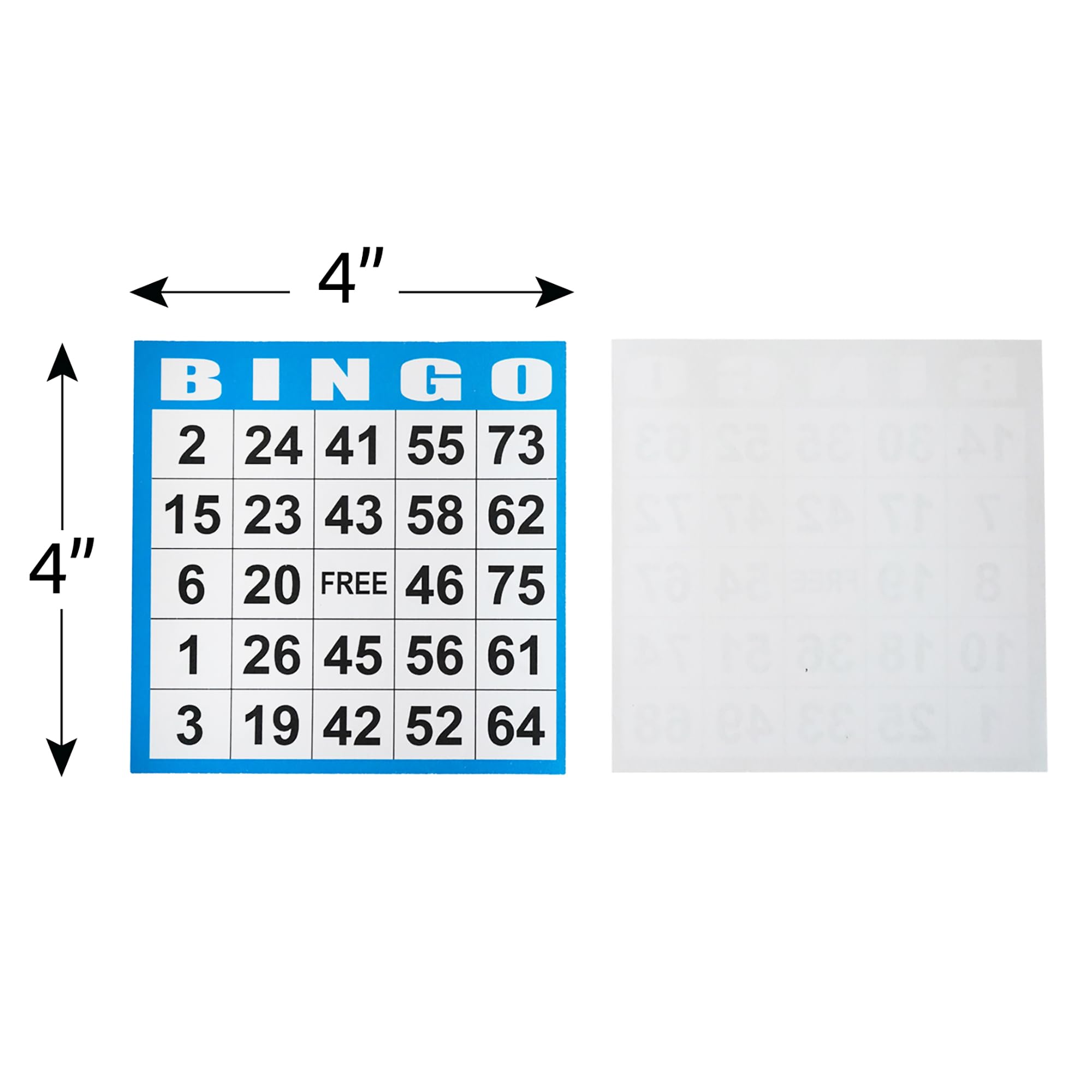 SEETOOOGAMES Bingo Paper Game Cards - 1 Card - 100 Books of 5 Sheets