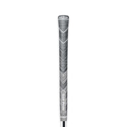 Golf Pride MCC Plus4 Golf Club Grip - All-Weather Hybrid Grip with Larger Lower Hand - Brushed Cotton Cord & Pebbled Texture - Midsize - Grey