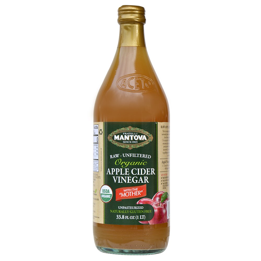 100% Raw-unfiltered Organic Apple Cider Vinegar with "The Mother" 34 Oz (Pack of 1) USDA Certified Organic - All Natural Ingredients, Great for Cooking, Salad Dressings, Marinades, Versatile Pantry Essential for Your Wellness Routine