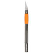 Fiskars SoftGrip Detail Craft Knife - 8" Exacto Knife for Crafting - Multi-Use Exacto Blade Included with Protective Cover