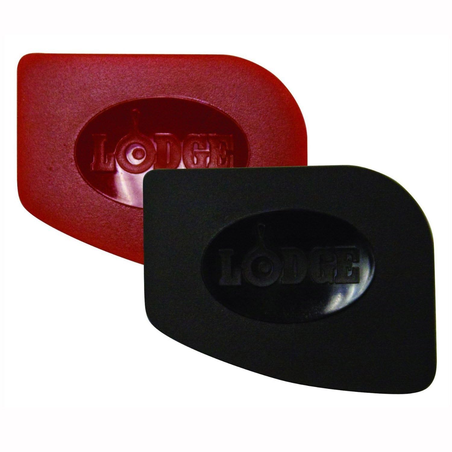 Lodge SCRAPERPK Durable Pan Scrapers, Red and Black, 2-Pack