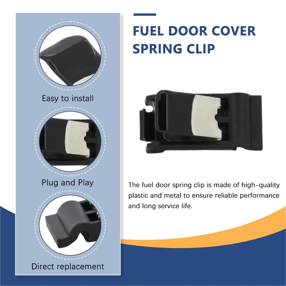 Fuel Door Spring Clip, Gas Tank Door Cover Spring Compatble with Toyota 2019-2022 Avalon Camry RAV4, 2004-2009 4Runner Replace 77360-35040