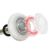 DURA-LIFT Ultra-Life MAX 2" abgedichtete 6200ZZ Nylon-Garagentorrolle, 4" Schaft, 10er-Pack