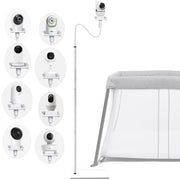 EYSAFT Babyphone-Bodenständer-Halterung, kompatibel mit Nanit Pro & Flex Ständer, Infant Optics DXR-8 Pro, VTech VM901/VM819/RM7764, Momcozy, HelloBaby, eufy E110, nooie IPC100, Motorola VM75/VM50G/VM44