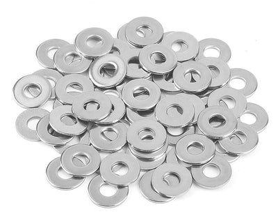 1/4" Edelstahl-Unterlegscheibe, 5/8" Außendurchmesser, 18-8(304) Edelstahl-Unterlegscheiben flach (100 Stück)