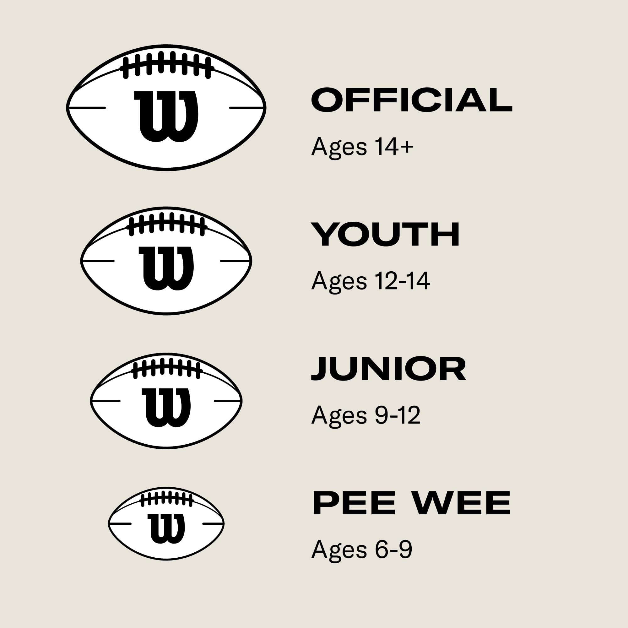 Wilson NFL MVP Football - Official Size, Brown