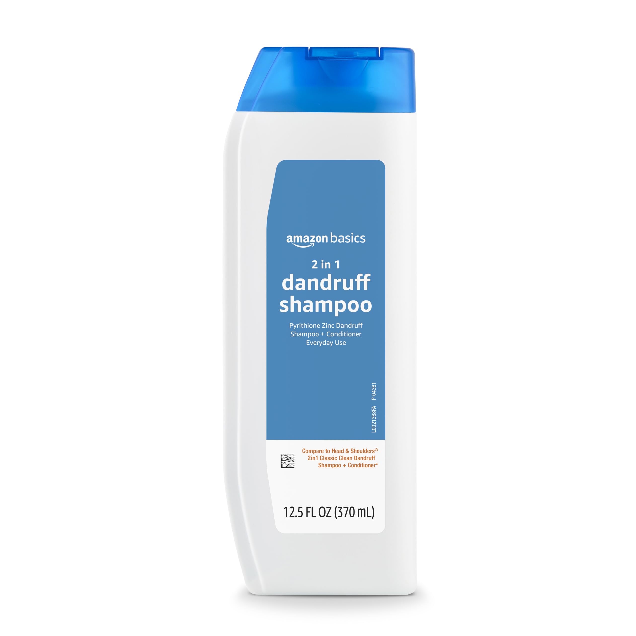 Basics 2-in-1 Dandruff Shampoo & Conditioner, Gentle and pH Balanced, 14.2 Fluid Ounces, 1-Pack (Previously Solimo)