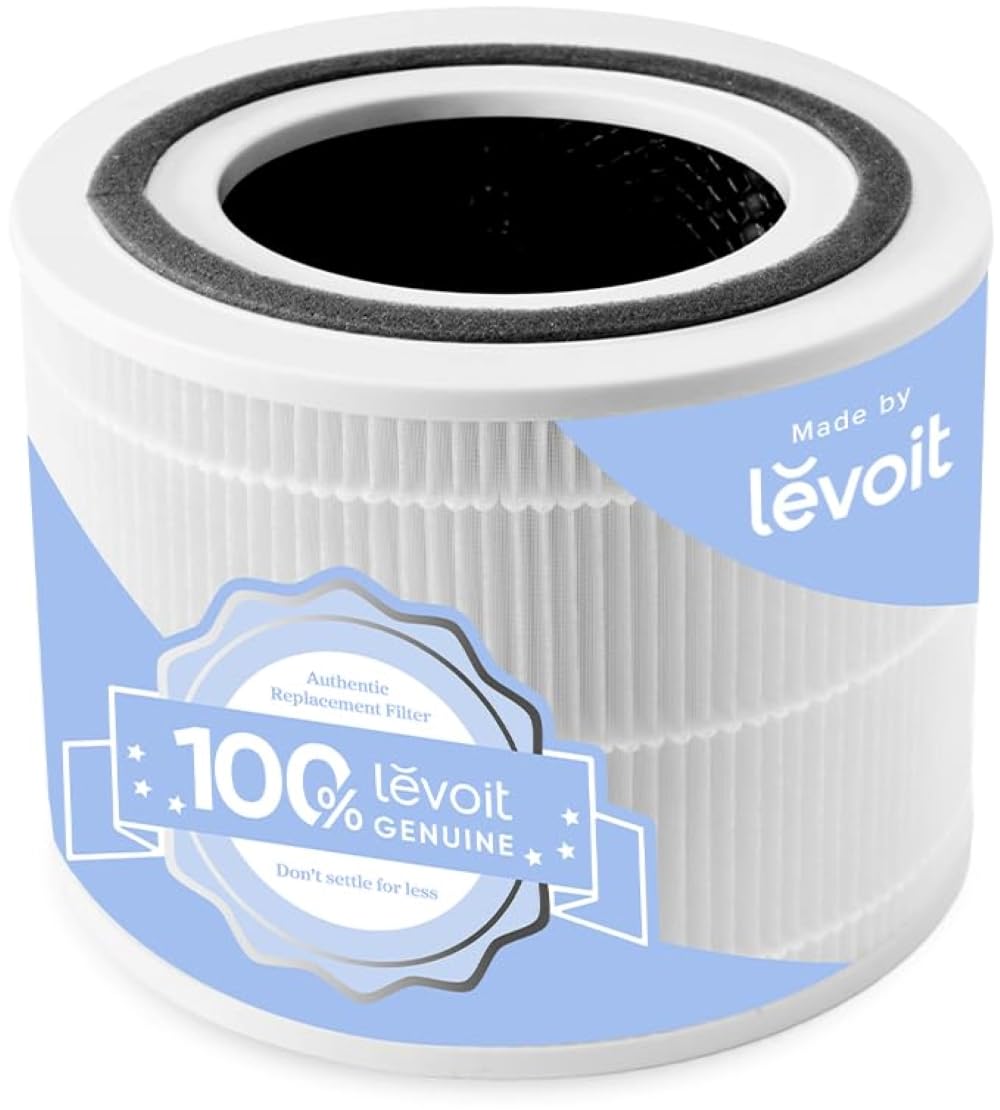 LEVOIT Genuine Core 300-P Replacement Filter, Core 300-RF Air Purifier Core300S Filters, Supports HEPA Sleep Mode, High-Efficiency Activated Carbon for Removal of Smoke, Odor, Allergens, Pollen,1 Pack