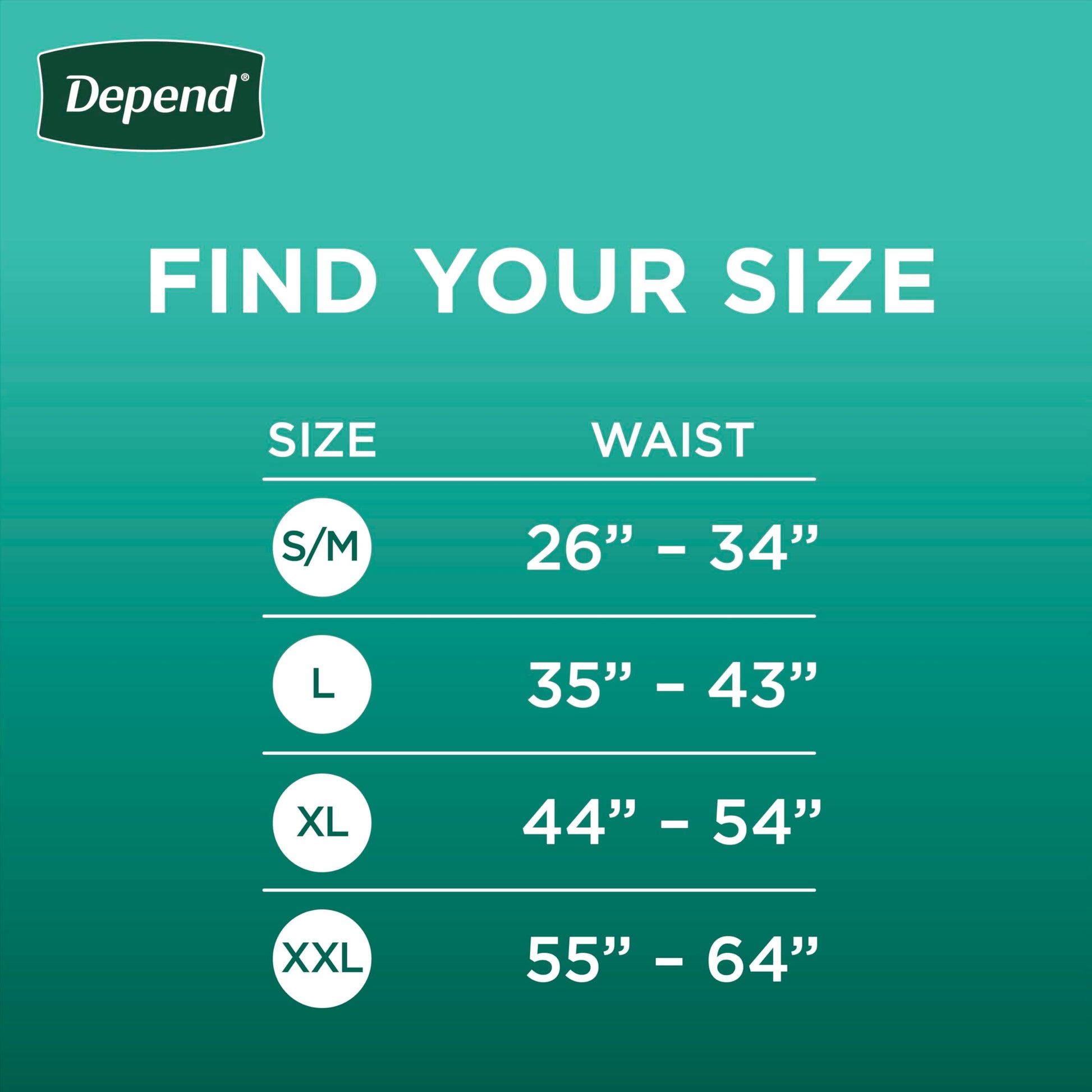 Depend Fresh Protection Adult Incontinence Underwear for Men, Disposable, Maximum, Large, Grey, 28 Count, Packaging May Vary