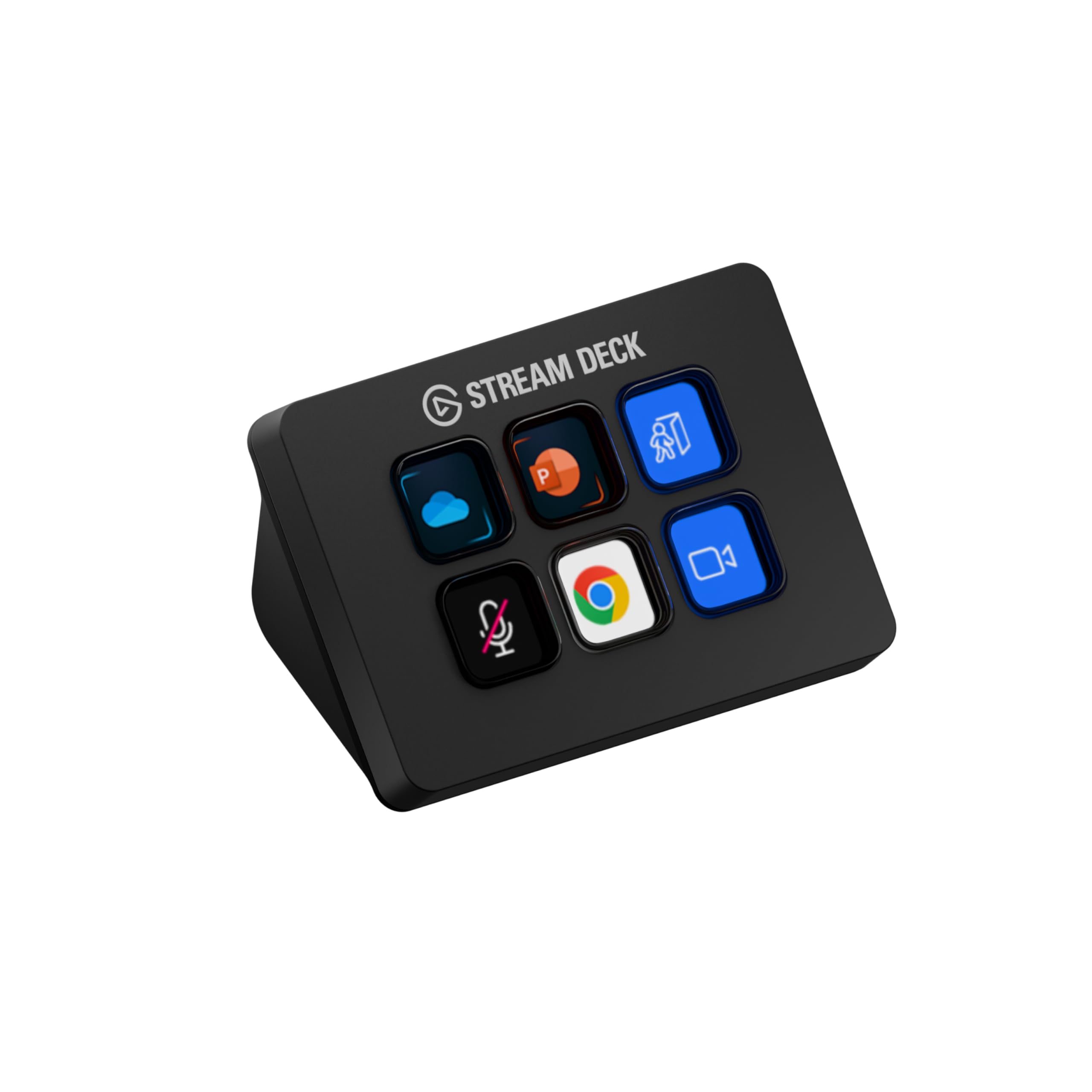Elgato Stream Deck Mini - Control Zoom, Teams, PowerPoint, MS Office and More, Boost Productivity with Seamless Integration for Daily Apps, Set Up Shortcuts Easily, Compatible with Mac and PC