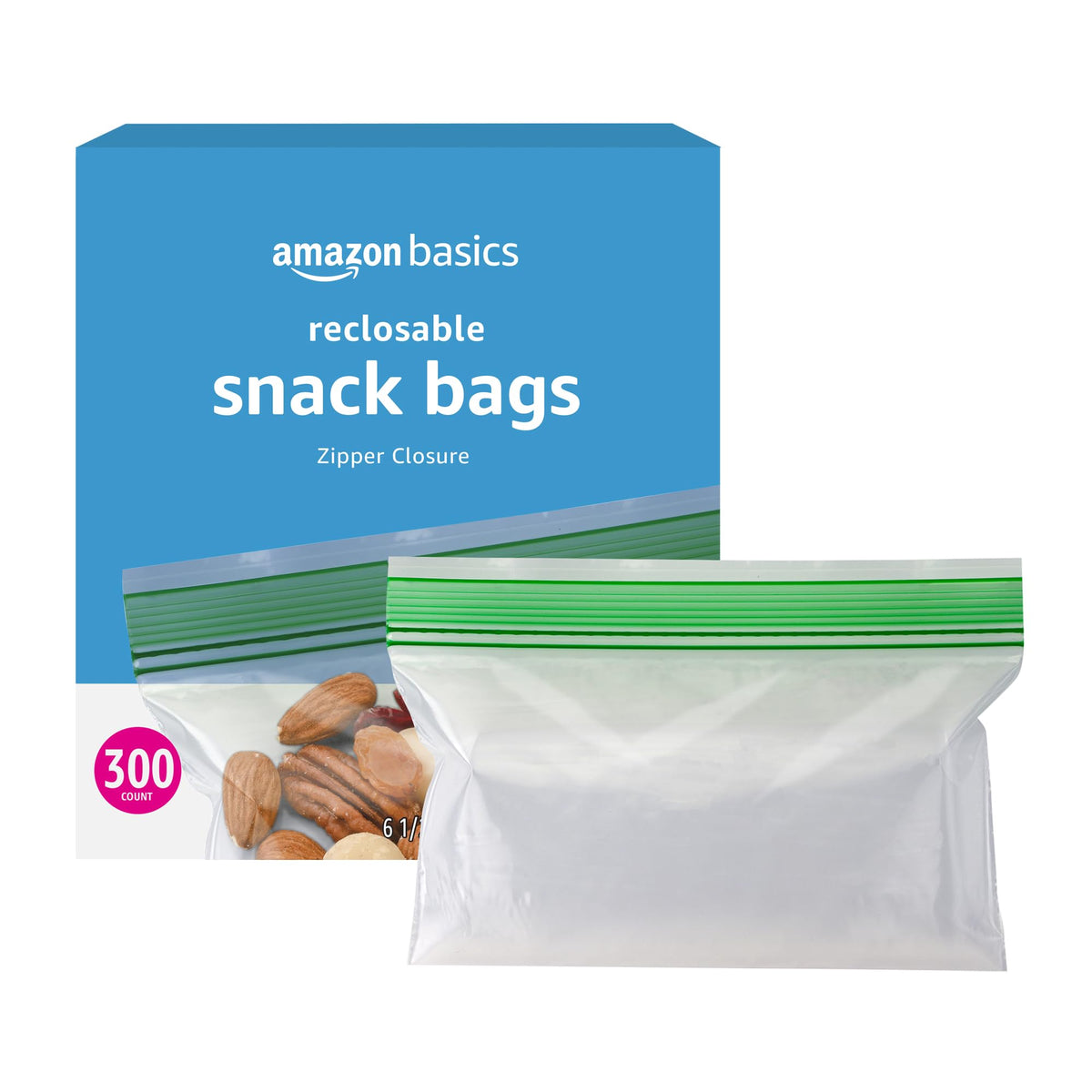 Basics Snack Storage Bags, 300 Count