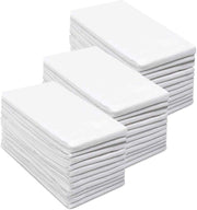 SIMPLI-MAGIC Kitchen Towels, 24"x24", Flour Sack White 12 Count