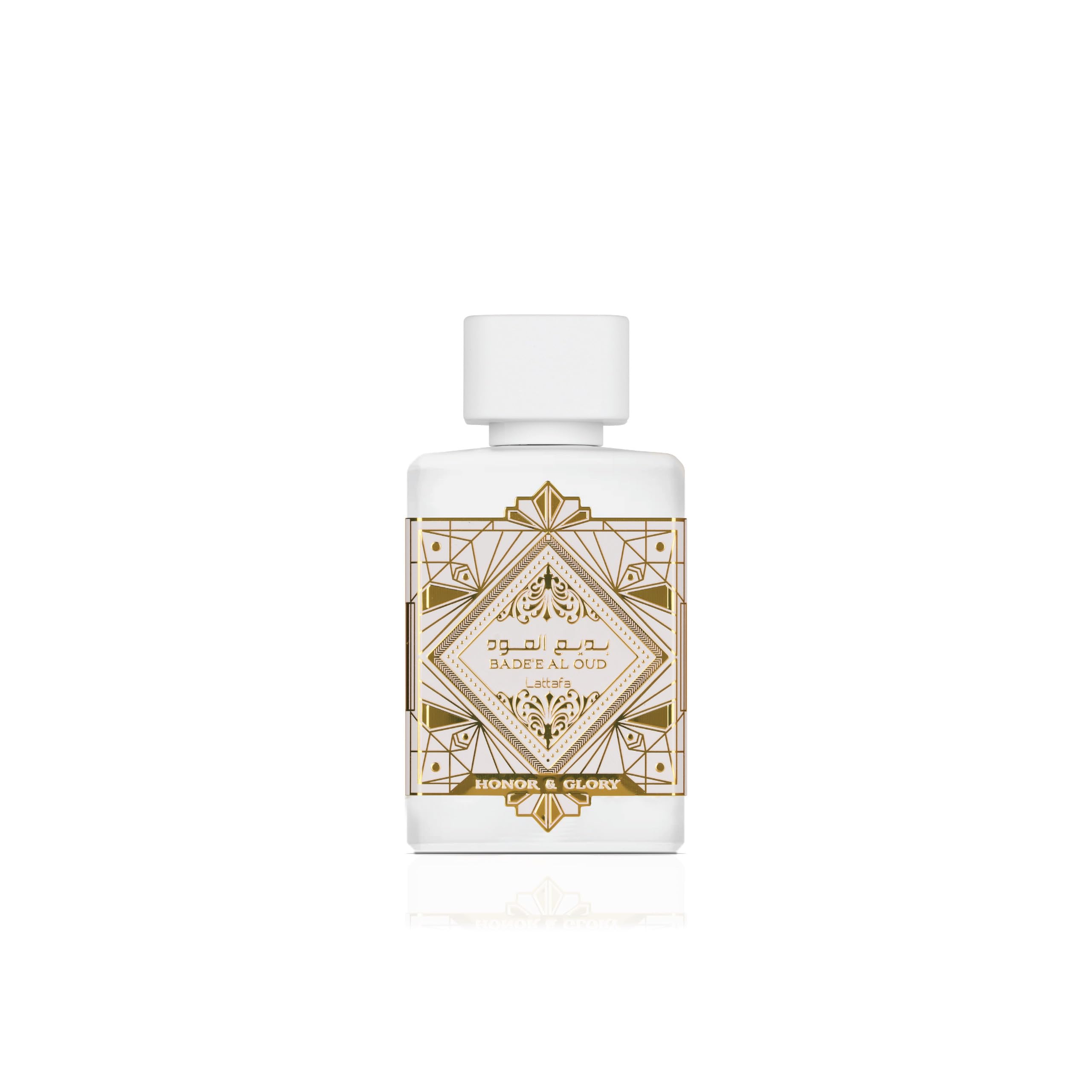 Lattafa Bade'e Al Oud Honor & Glory - Fruity, Vanilla, Warm Spicy, Woody - Eau de Parfum Long-Lasting Fragrance for Unisex, 3.40 Ounce / 100 ml