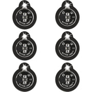 Panther Vision Button LAMP Adhesive LEDs Light Package - Lightweight, Ultra Small, Ultra Bright LED Utility Lights (6 Pack)