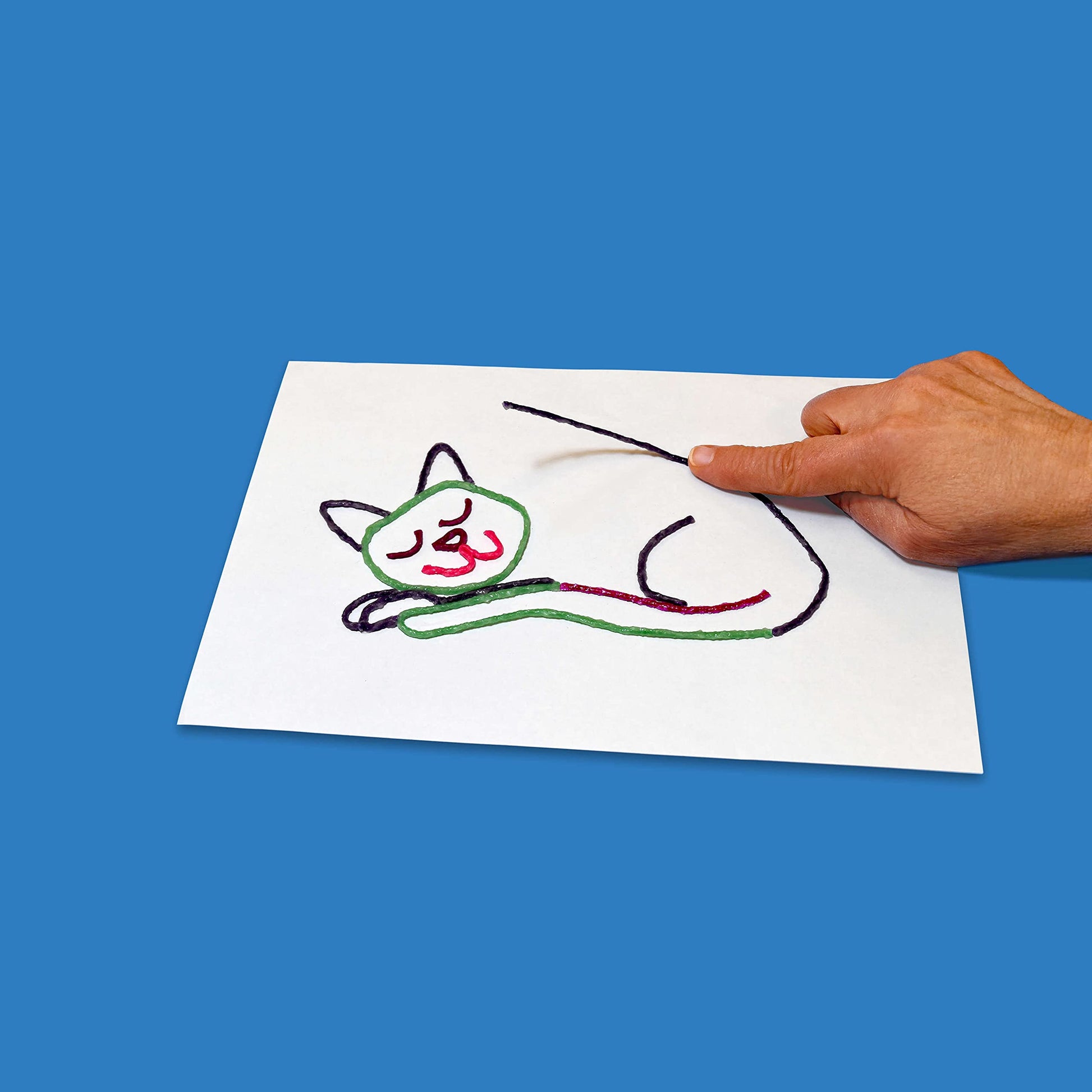 Wikki Stix for Doodlers - Kid's Travel Essential: Portable Creativity On-The-Go! Pack of 24 Wikki Stix in Neon and Primary Colors. Made in USA ! 3 & Up.