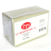 Pepy wiederverwendbare und nicht austrocknende, ölbasierte Plastilin-Modelliermasse, Cremefarben, 907 g, schwefelfrei und ungiftig, ideal für Kinder, Anfänger und Künstler, perfekt für Kunst- und Bastelprojekte