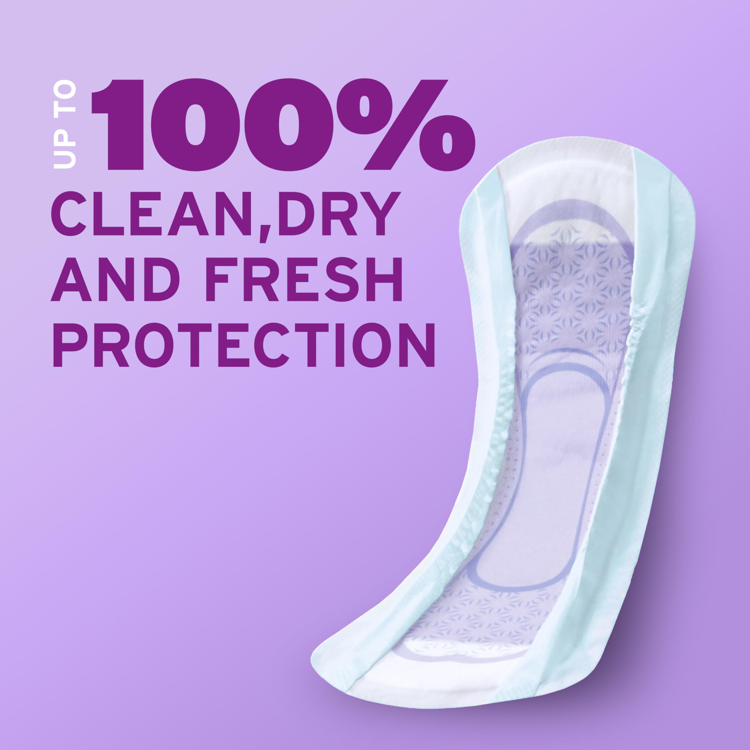 Poise Ultra Thin Incontinence Pads & Postpartum Pads for Bladder Leaks, 5 Drop Maximum Absorbency, Long Length, 108 Count, Packaging May Vary