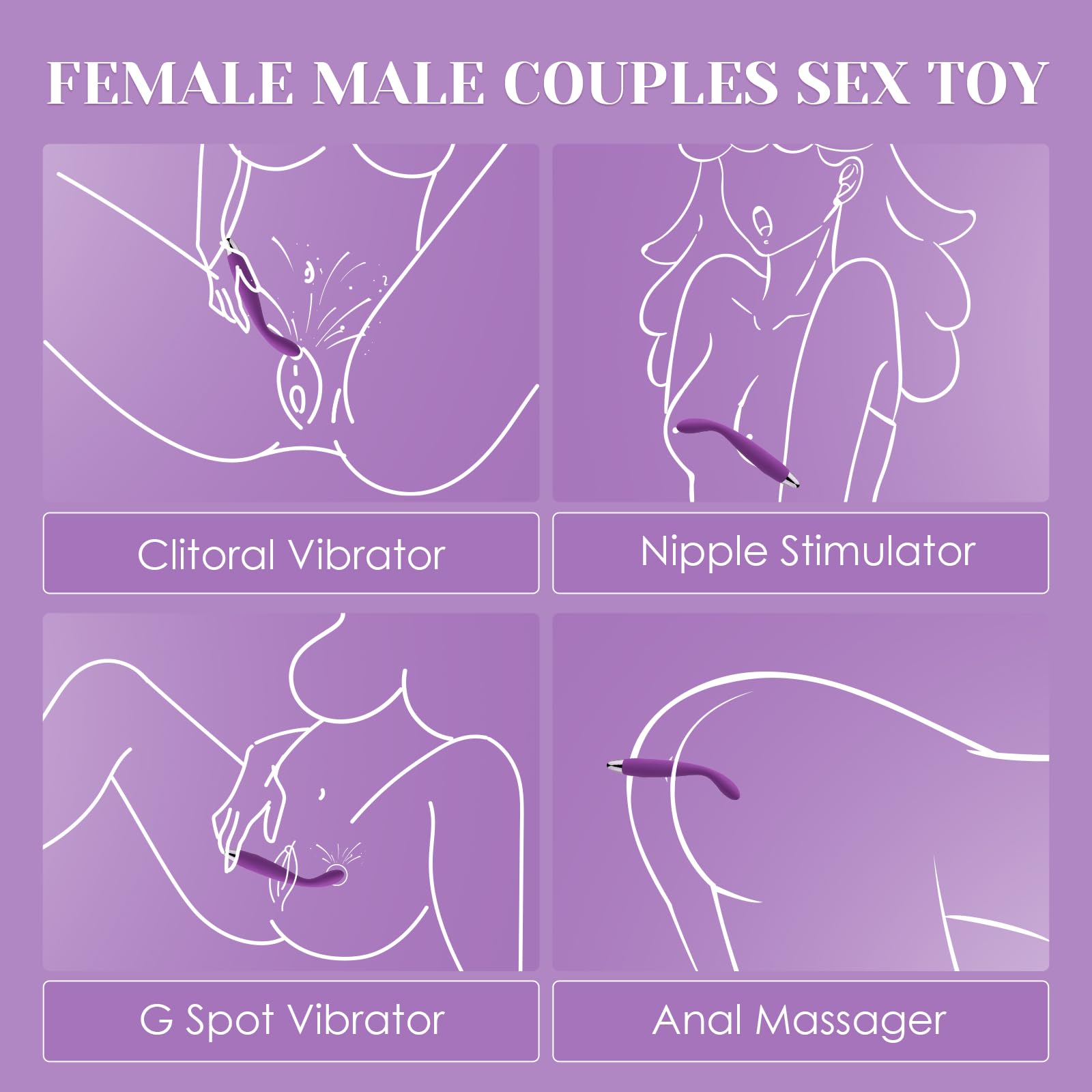 SVAKOM COCO G Spot Vibrator - 8 Seconds to Climax Finger Shaped Waterproof Vibes for Women - 5*5 Vibrations Clit Nipple Personal Massagers - Adult Female Sex Toys