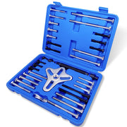 Thorstone 46pcs Harmonic Balancer Puller Set, Steering Wheel Flywheel Crankshaft Pulley Puller