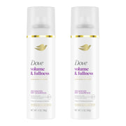 Dove Dry Shampoo Spray, Volume & Fullness, Absorbs Oil to Refresh Hair Without Washing, 5 oz (2-Pack)