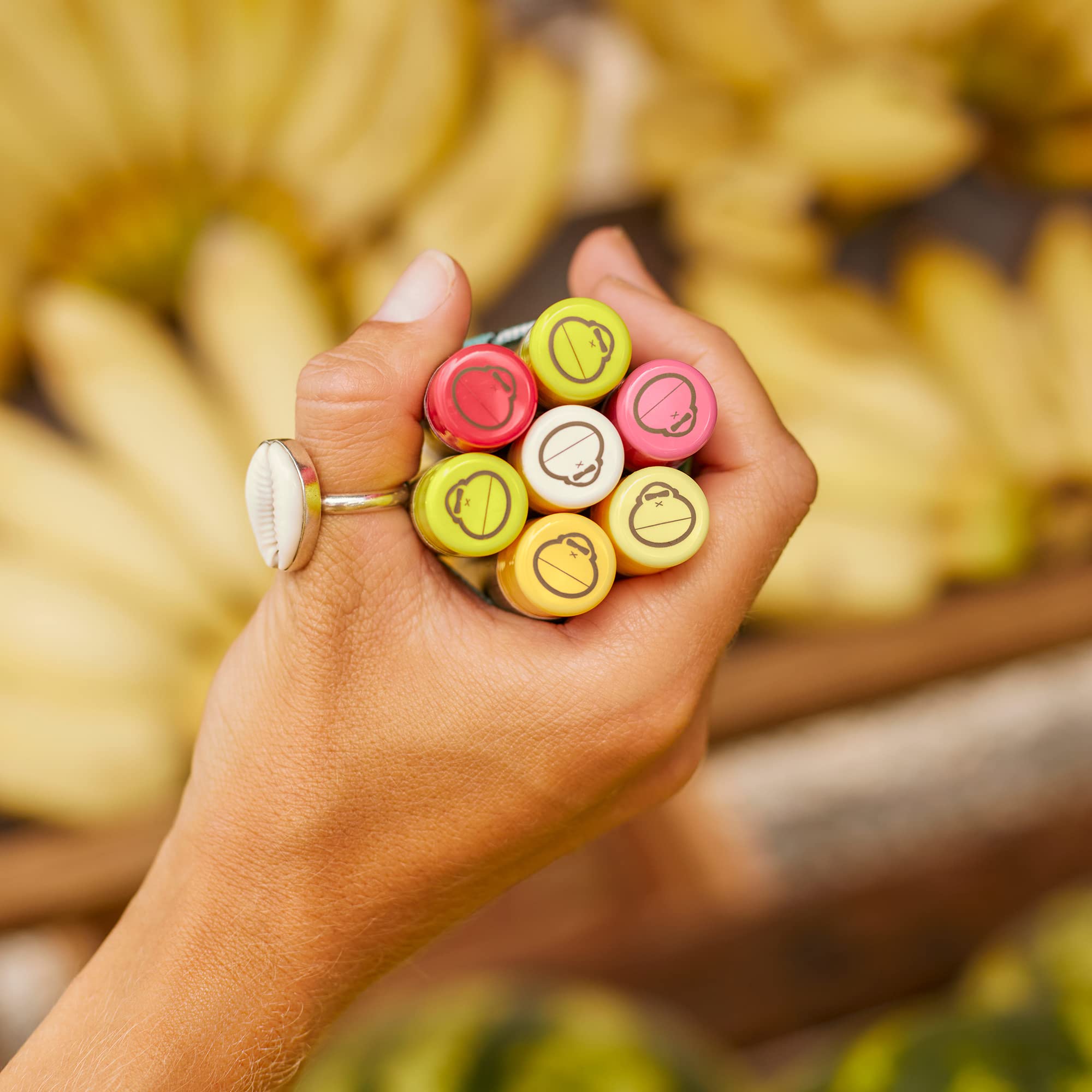 Sun Bum SPF 30 Sunscreen Lip Balm 3 Flavor Variety Pack - Coconut, Banana, Watermelon - Moisturizing Aloe Vera and Vitamin E - Vegan and Cruelty Free - UVA/UVB Lip Protection - 0.45 oz , 3 ct