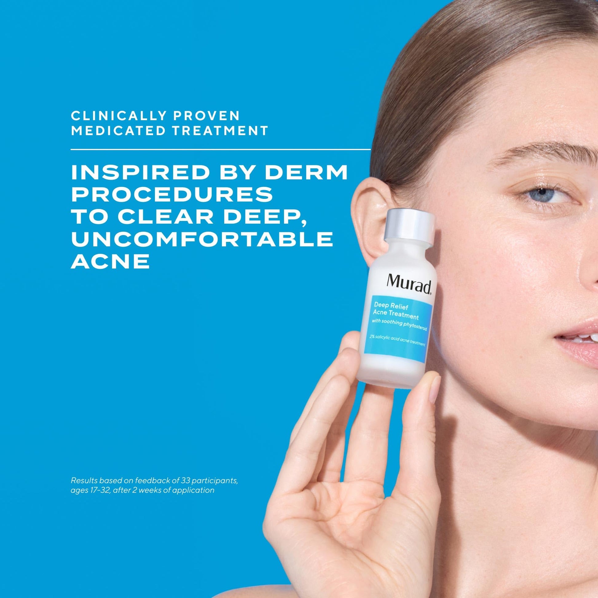 Murad Deep Relief Acne Treatment - Maximum Strength Acne Treatment with 2% Salicylic Acid and Phytosteroid for Deep, Painful Acne Breakouts and Redness - Accelerated Healing Treatment - 1 Fl Oz