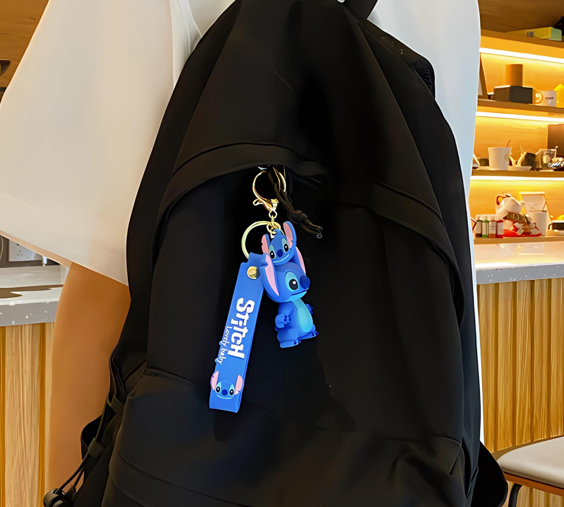 UIHJASO Cute Keychains for Boys Girls, Anime Kawaii Keychain, Cartoon Backpack Key Key Chain Accessories Wristlet chain Car Charms
