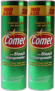 Comet Cleanser with Bleach 28 ounce, (Pack of 2)