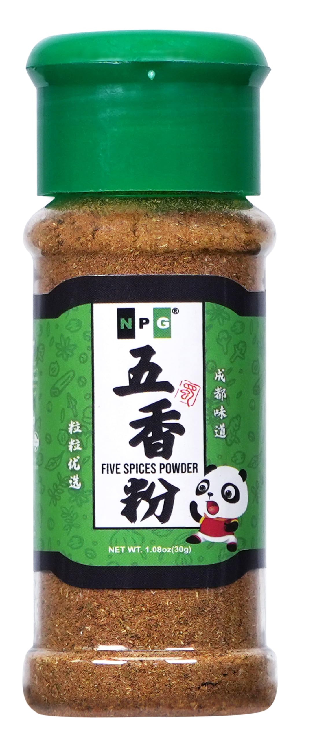 NPG Authentic Chinese Five Spice Blend 1.08 Oz, Gluten Free, All Natural Ground Chinese 5 Spice Powder, No Preservative, No MSG, Mixed Spice Seasoning for Asian Cuisine & Stir Fry