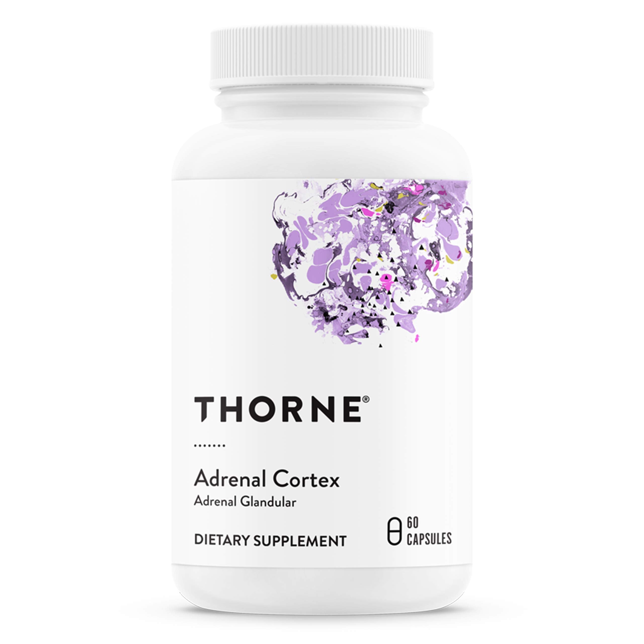 THORNE - Adrenal Cortex - Supplement for Cortisol Management - Support Healthy Adrenal Gland Function, Immune System, Stress Management, Fatigue & Metabolism* - 60 Capsules