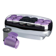 Conair Hot Rollers for Long, Medium & Short Hair, 12 Ceramic Flocked 11/2-Inch and 13/4-Inch Heated Hair Rollers with Clips, Hot Curlers for Women, Volume & Curls, Exclusive