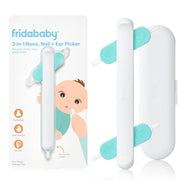 Frida Baby 3-in-1 Nasen-, Nagel- + Ohrenreiniger von Frida Baby, den Herstellern des Nasensaugers NoseFrida, reinigt sicher Popel, Ohrenschmalz und mehr beim Baby