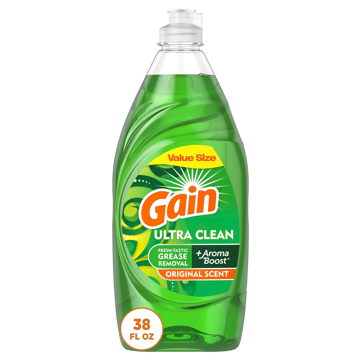 Gain Ultra Geschirrspülmittel, Originalduft, 38 fl oz