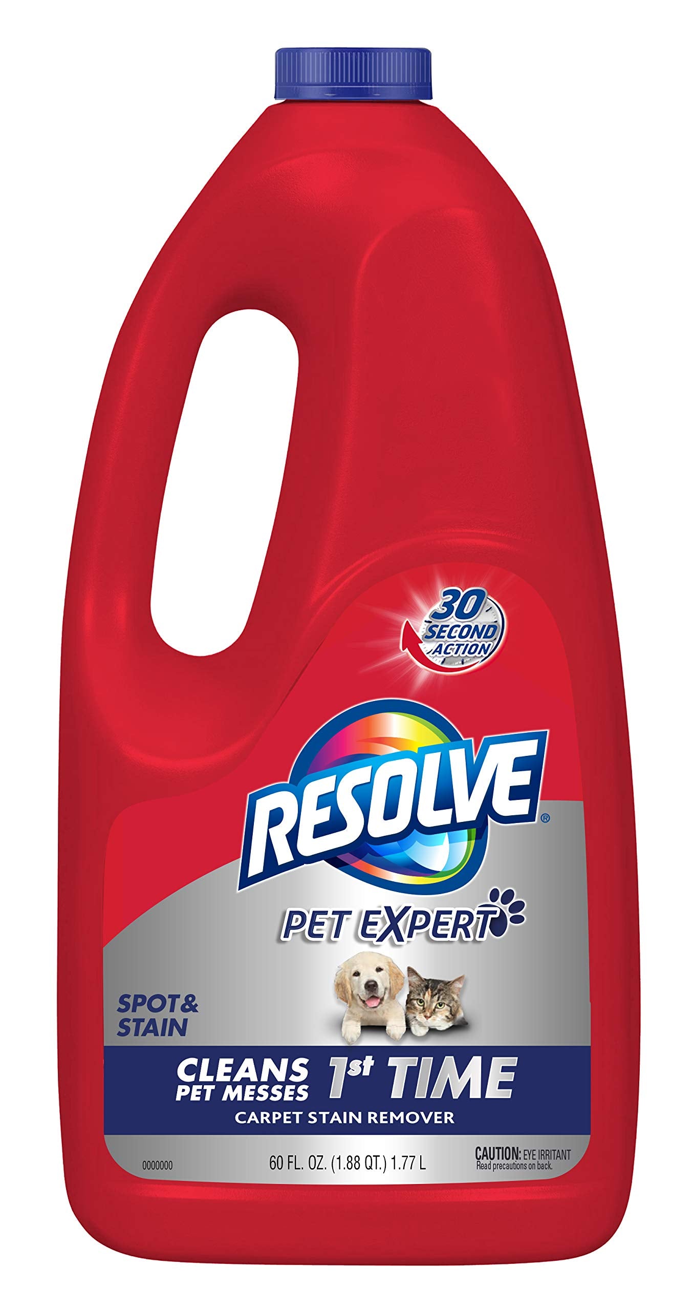 Resolve Pet Expert Carpet Spot & Stain Remover Spray Refill, Pet Stain and Odor Remover, Carpet Cleaner, 60 Oz