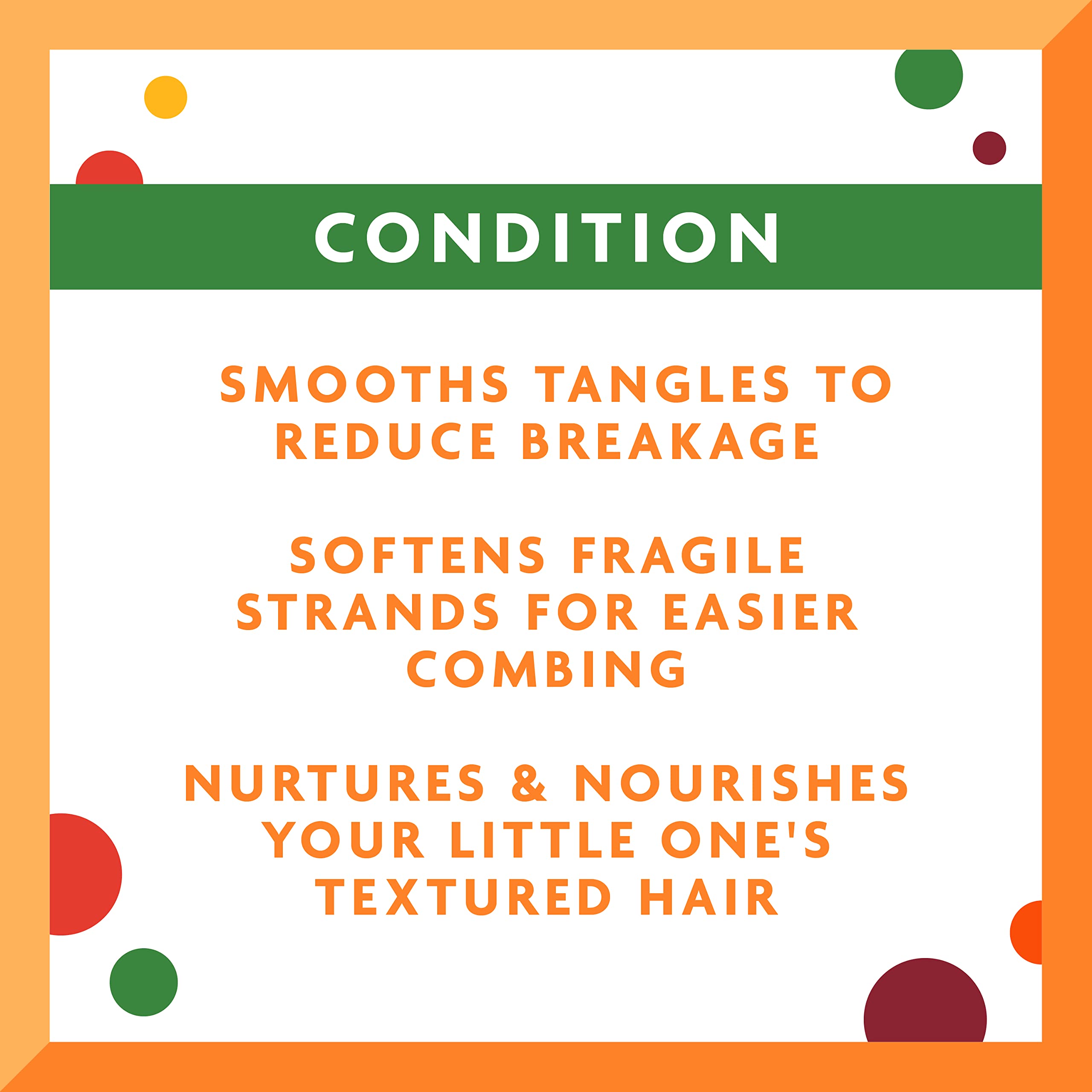 Cantu Care for Kids Paraben & Sulfate-free Conditioning Detangler with Shea Butter, 6 fl oz (Pack of 3)