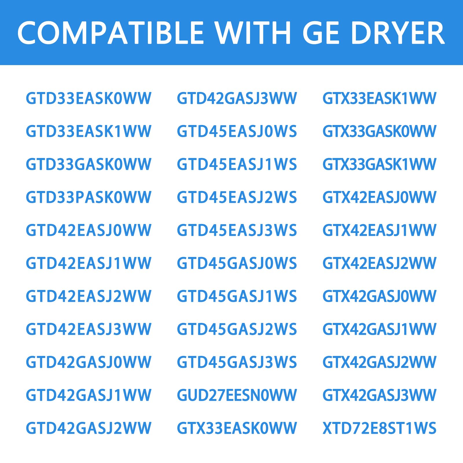 HPUY WE01X24552 Dryer Timer Control Knob Replacement Compatible with GE General Electric Dryer Knob Replacement Models GTD33EASK0WW GTD42EASJ2WW GTD45EASJ2WS GTD42EASJ0WW GTD42GASJ2WW