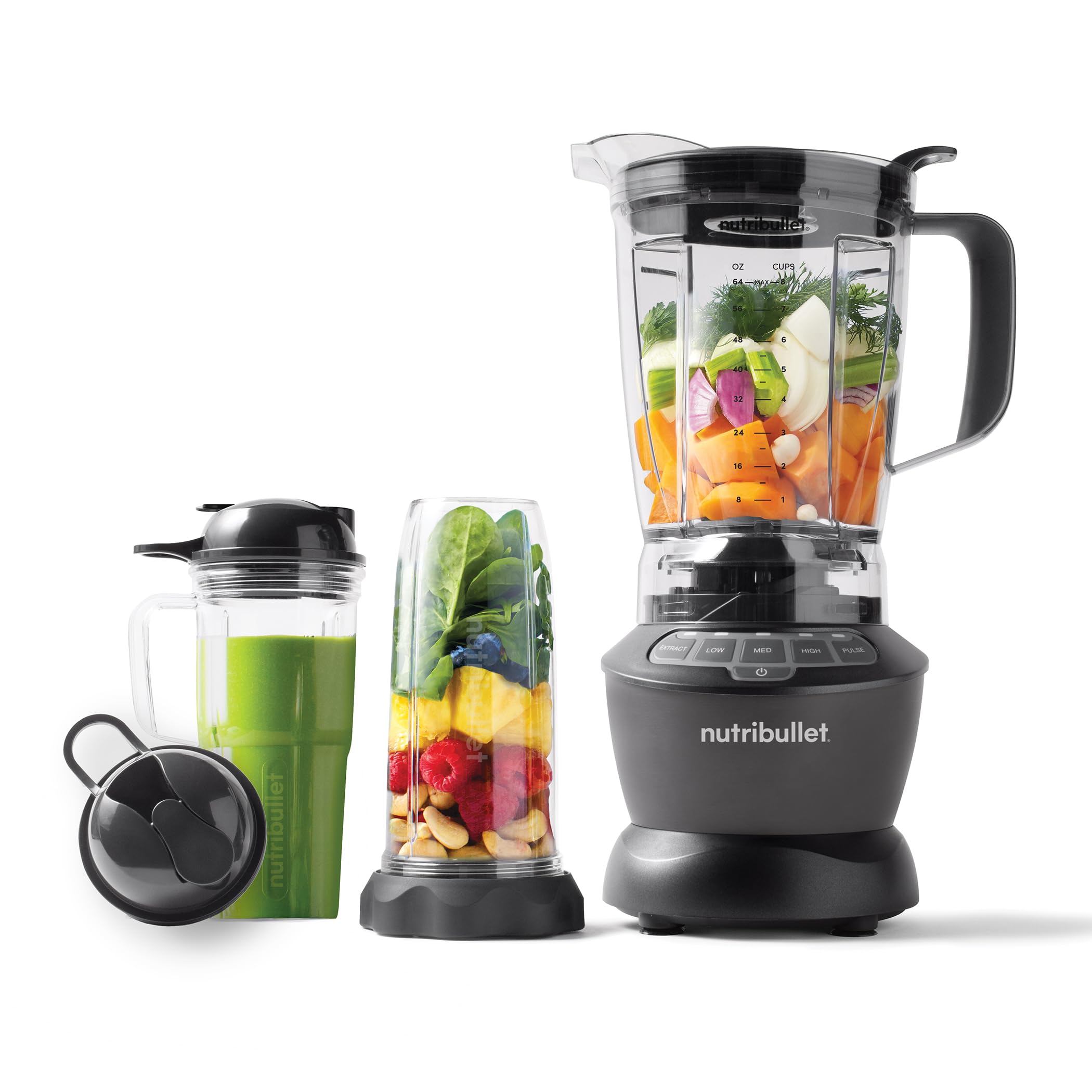 nutribullet Full-Size Blender Combo 1200W - NBF50500 - Dark Gray