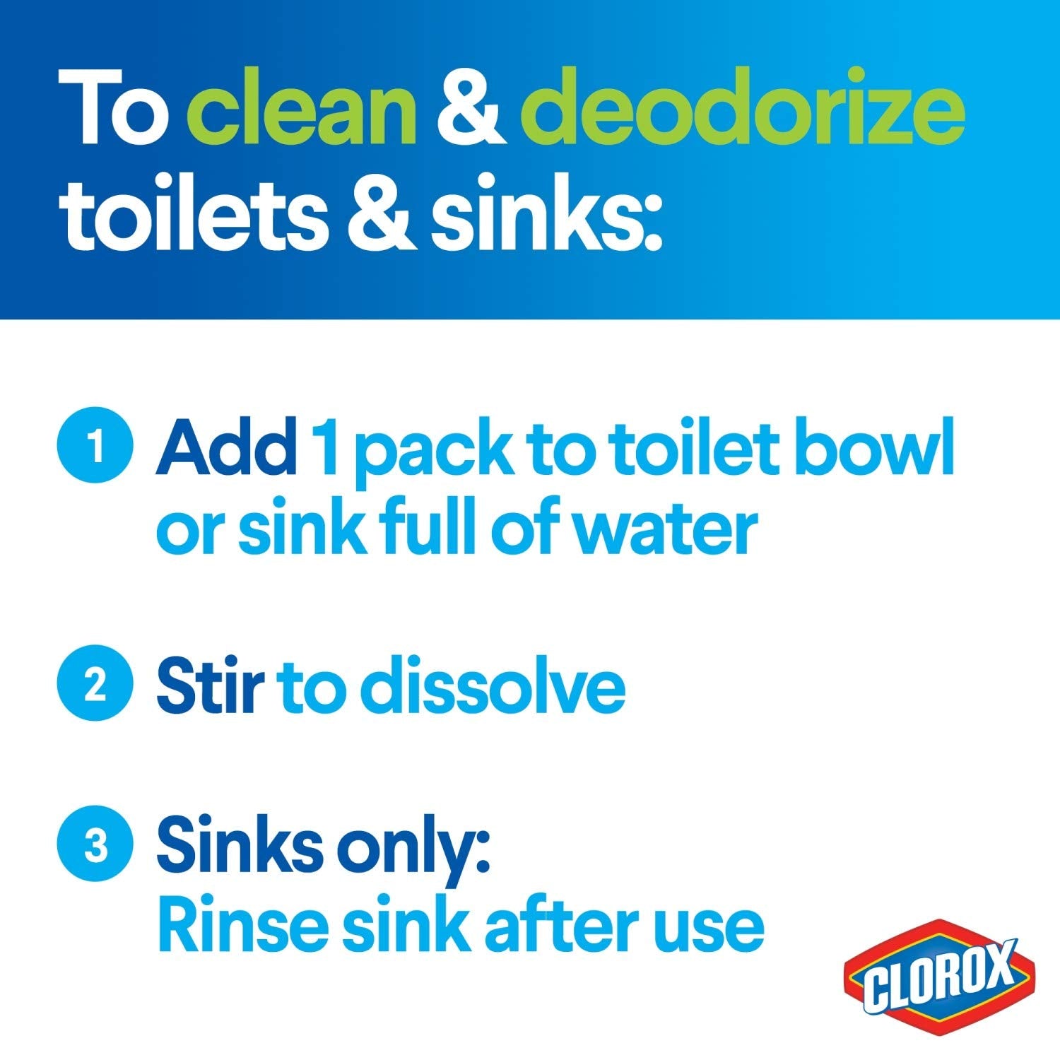 CLOROX Zero Splash Bleach Packs - Laundry Pods, 4 Pack