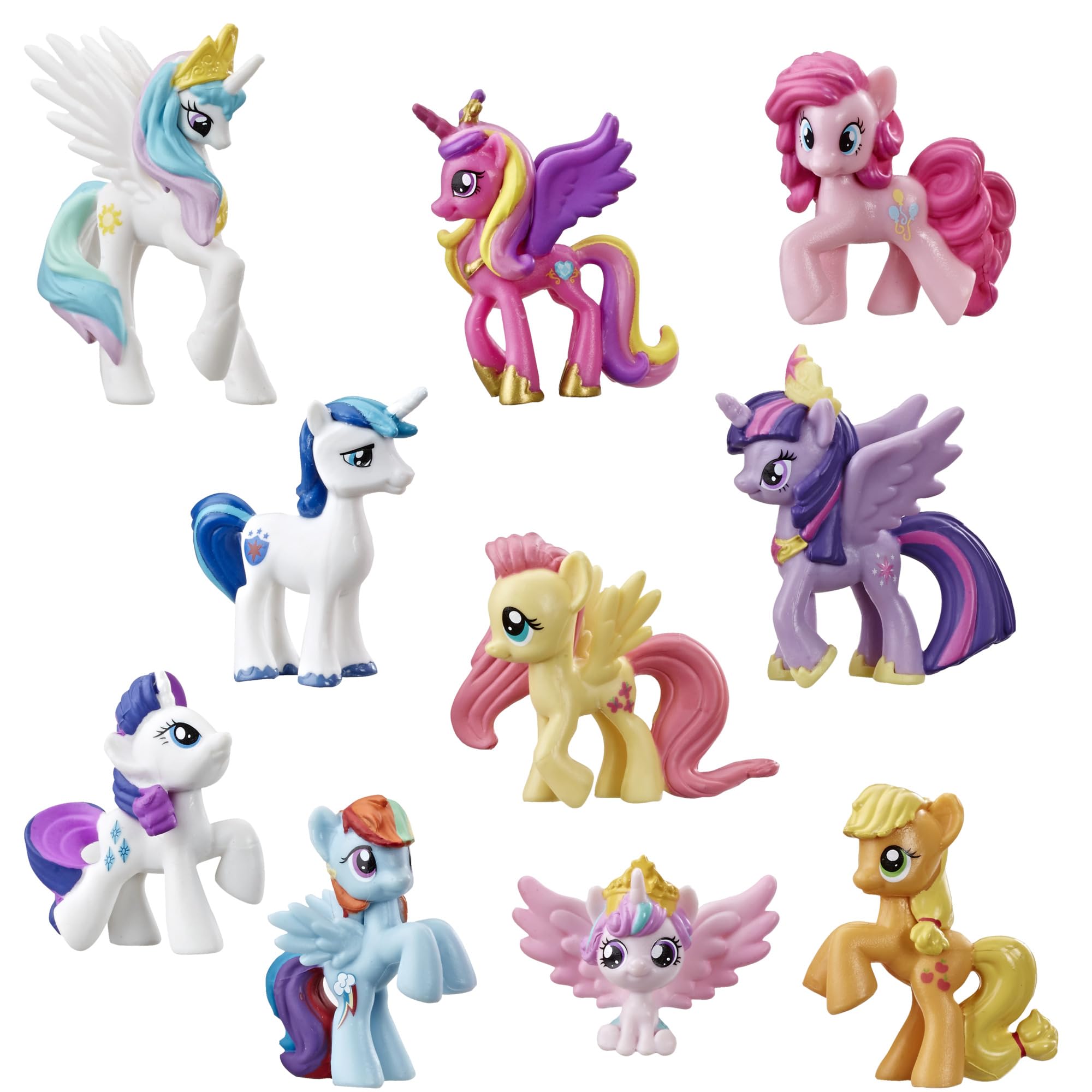 My Little Pony Toy Rainbow Equestria Favorites 10 Figure Collection, for Kids Ages 3 Years Old and Up ( Exclusive)