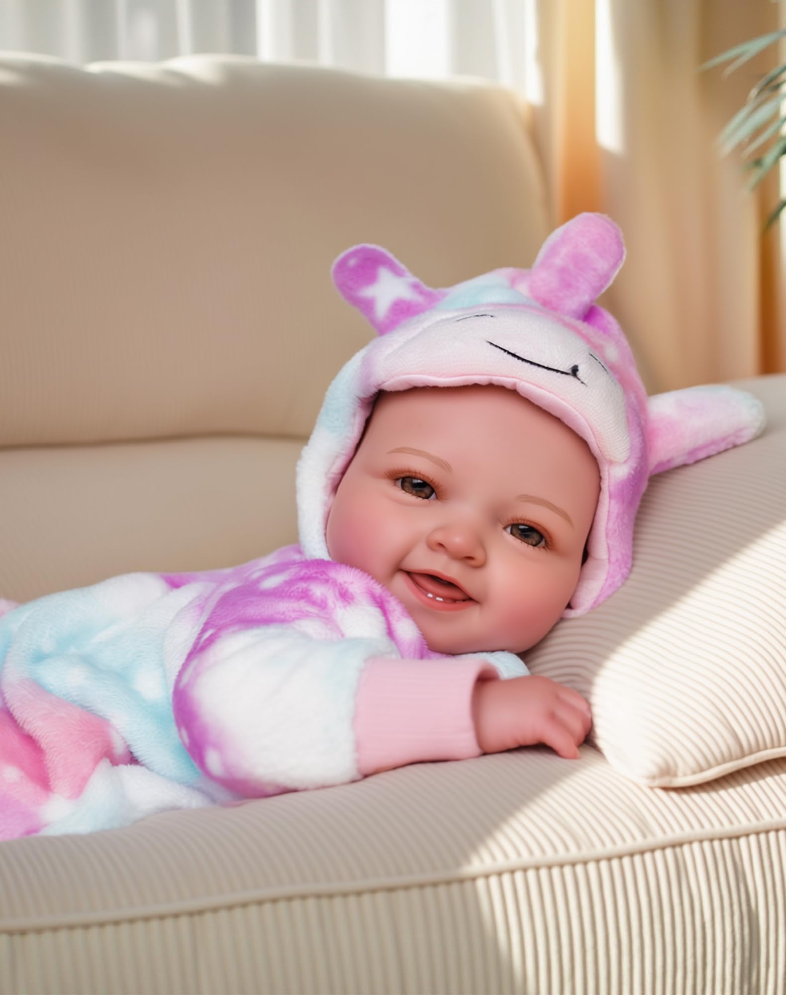 BABESIDE Baby Dolls, 17inch Large Realistic Cute Soft Body Baby Doll Real Life Baby Dolls with Accessories for 3+ Year Old Girls Gifts, Pretend Play, Collection