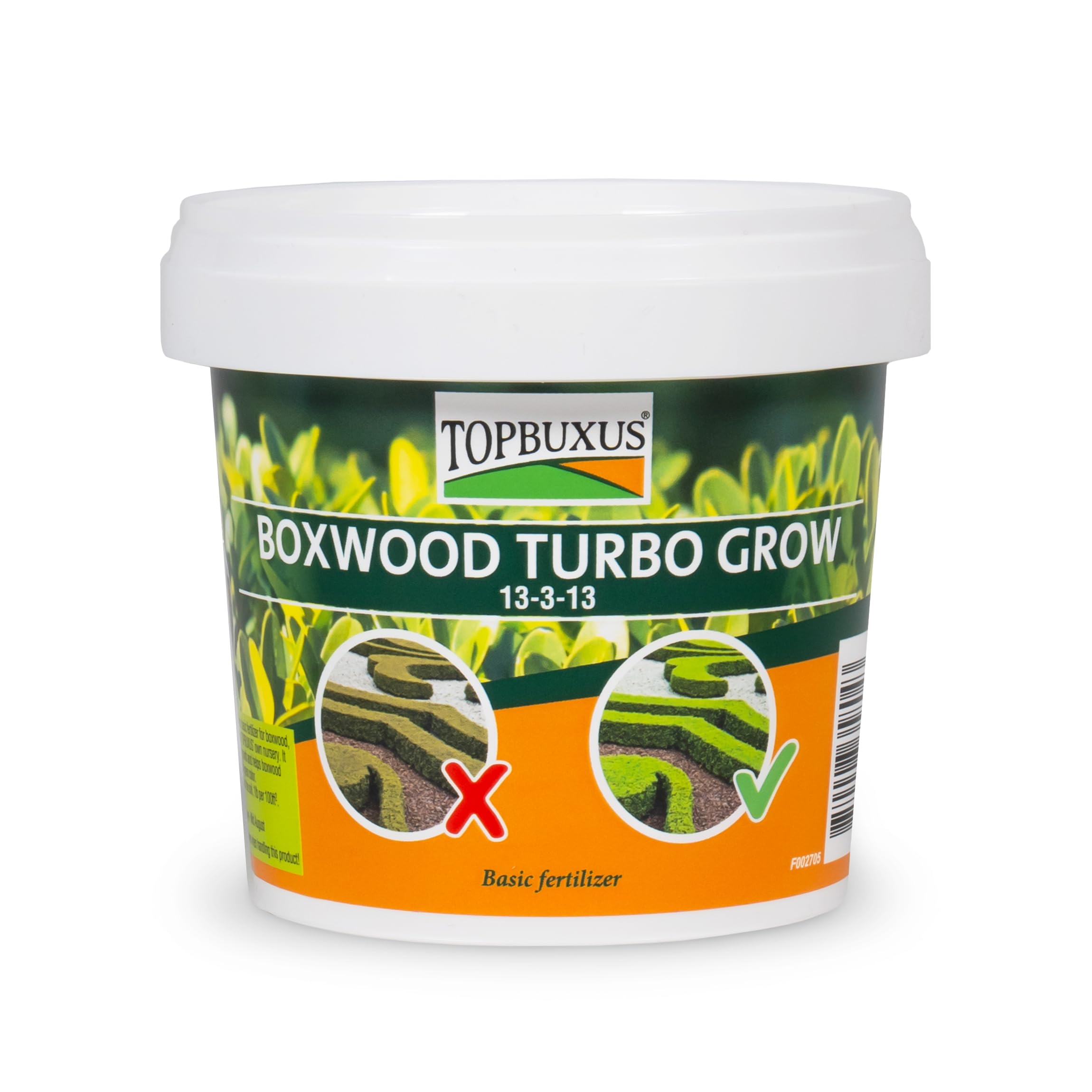 TOPBUXUS Boxwood Turbo Grow - سماد البوكسوود الاحترافي - 1 رطل لـ 100 قدم مربع.