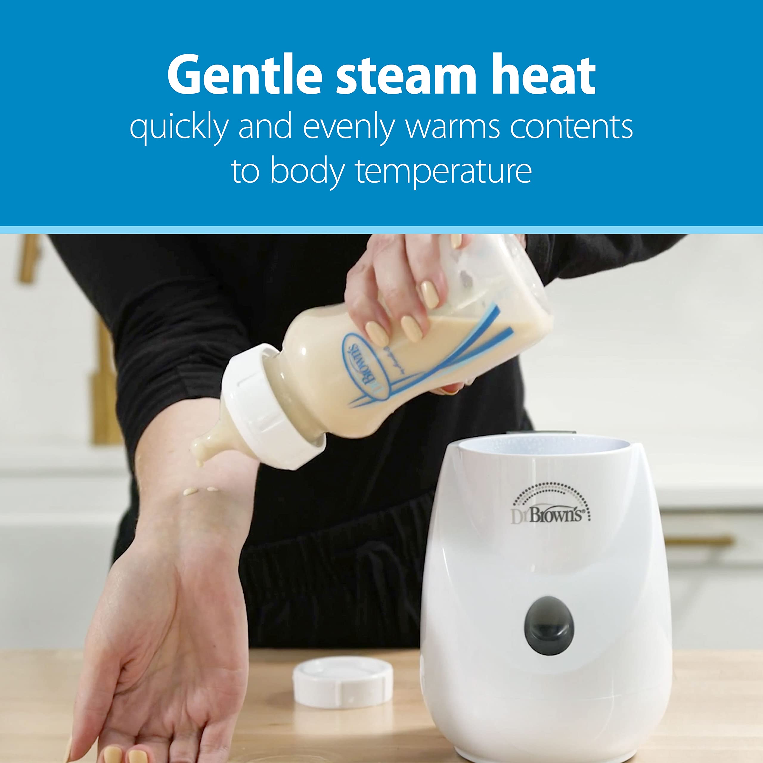 Dr. Brown's Insta-Feed Baby Bottle Warmer and Sterilizer for Baby Bottles and Baby Food Jars